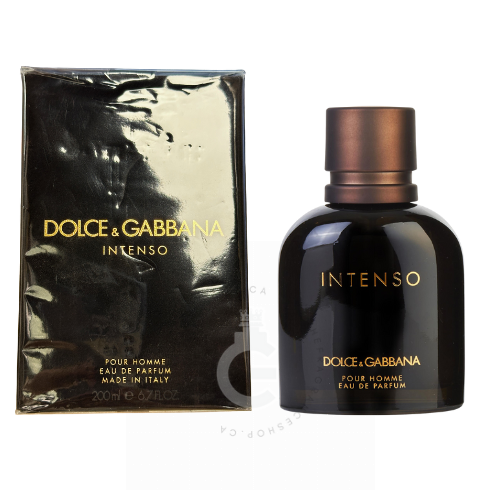 Dolce & Gabbana Intenso Pour Homme EDP For Him 200 ml / 6.7 Fl. oz.